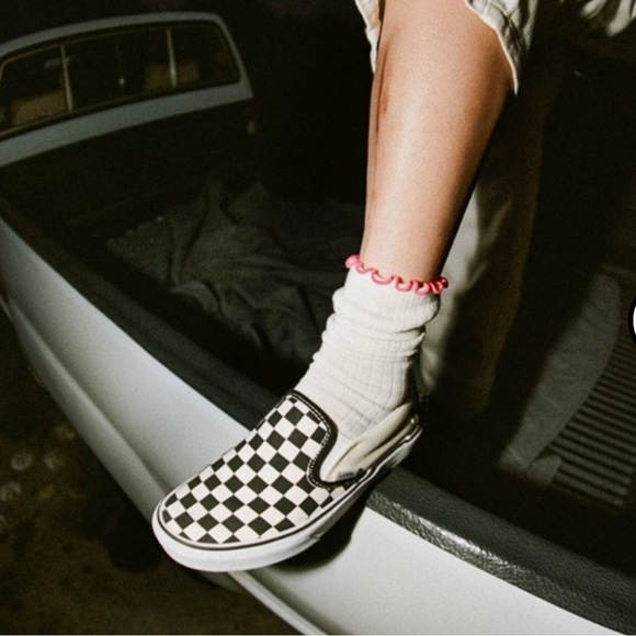 Vans Shoes - VANS Slip-On Checkerboard Skate Shoe Sz 7